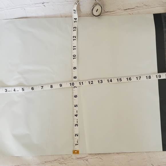 10 Large White 14.5x19" Poly Mailers With Thank You Stickers Shipping Supplies - Picture 5 of 5